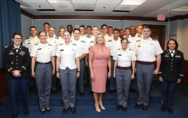 Cadets Engage with Senior Leadership in Washington