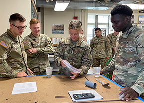 Cadets Learn How to Design a Concrete Mix