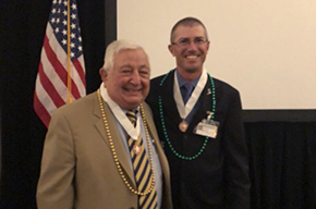 Tedeschi ’57 & Peterson ’05 Receive Bronze Medals