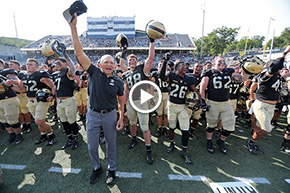 Monken Moves Up All-Time Wins List with Football’s Victory