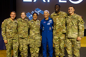 NASA Astronaut Mark Vande Hei Lectures Cadets