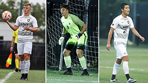 Three from Men’s Soccer Earn Patriot League Weekly Awards