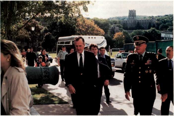 George H. Bush Sr. at West Point 1994