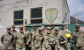 Cadets Tour the Target Hill Wastewater Treatment Facility