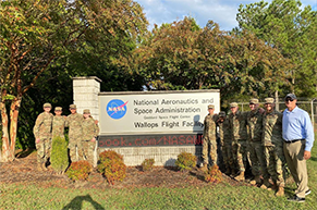 Cadets at Wallops Island NASA Launch Complex